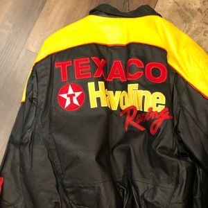 2 NASCAR Men’s Jackets Texaco Havoline signed by Ernie Irvan XL Budweiser L